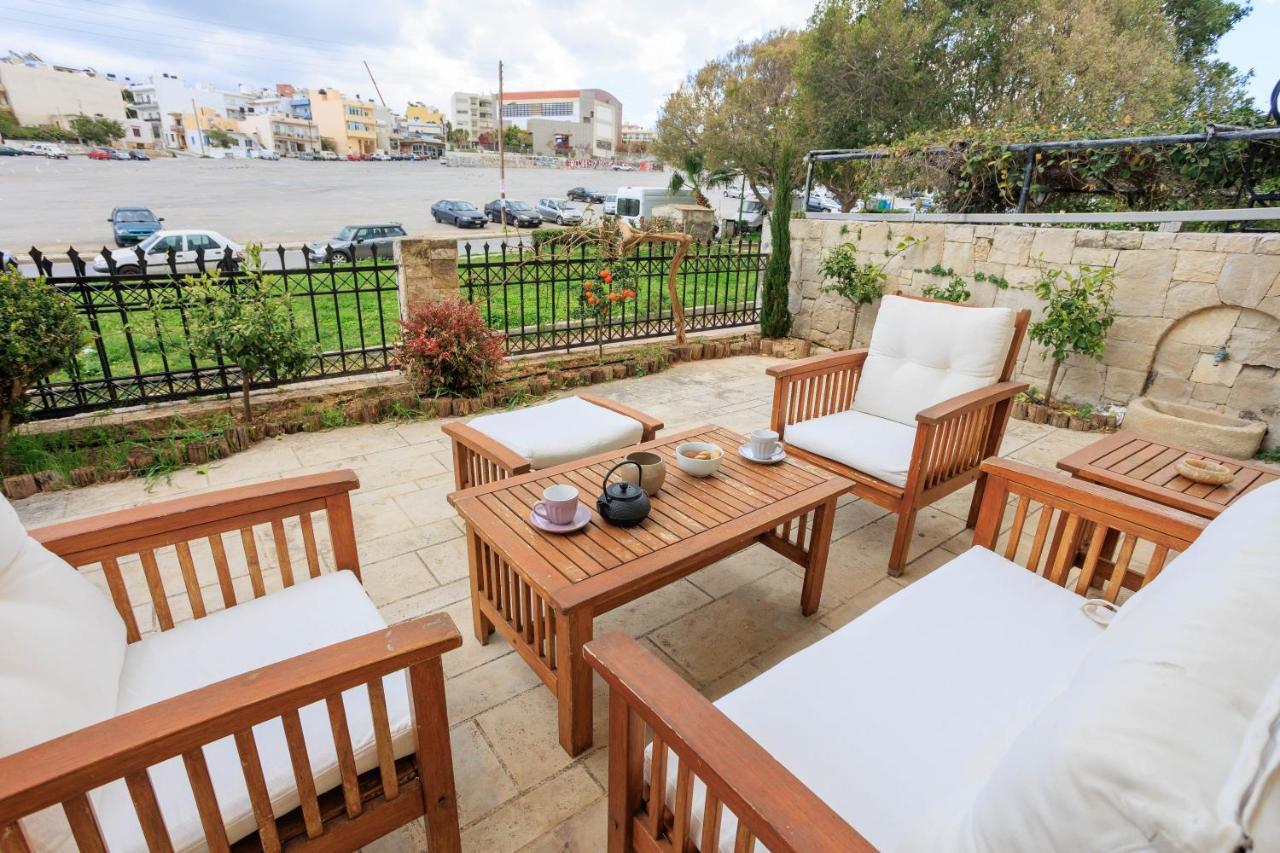 Electra Modern Apartment With Cozy Garden Ηράκλειο Κρήτης Εξωτερικό φωτογραφία